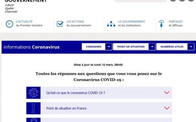 Coronavirus – COVID-19 – AGESTRA vous informe