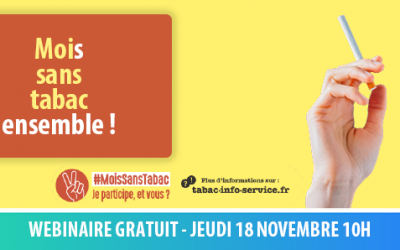 Le 18/11 : Mois Sans Tabac : on arrête ensemble !