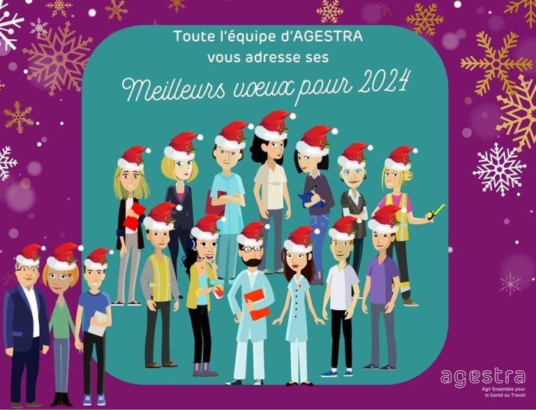 L&rsquo;équipe d&rsquo;AGESTRA vous adresse ses meilleurs vœux pour 2024