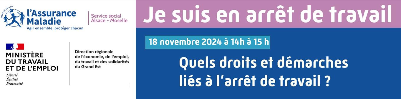 Webinaire : quels droits et démarches liés à l’arrêt de travail ?