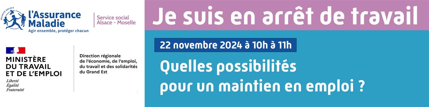 Webinaire : quelles possibilités pour le maintien en emploi ?