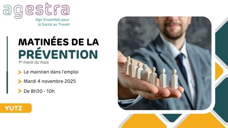 Le 4 novembre à Yutz : Les matinées de la prévention : Le maintien dans l’emploi & la PDP
