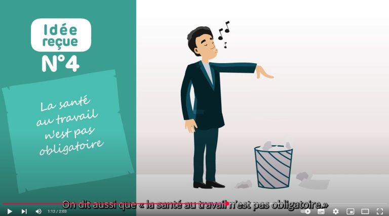 Vidéo : les idées reçues en santé au travail : stop aux préjugés !