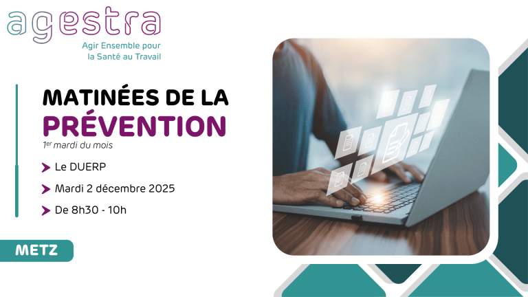 A Metz – Les matinées de la prévention : Le DUERP