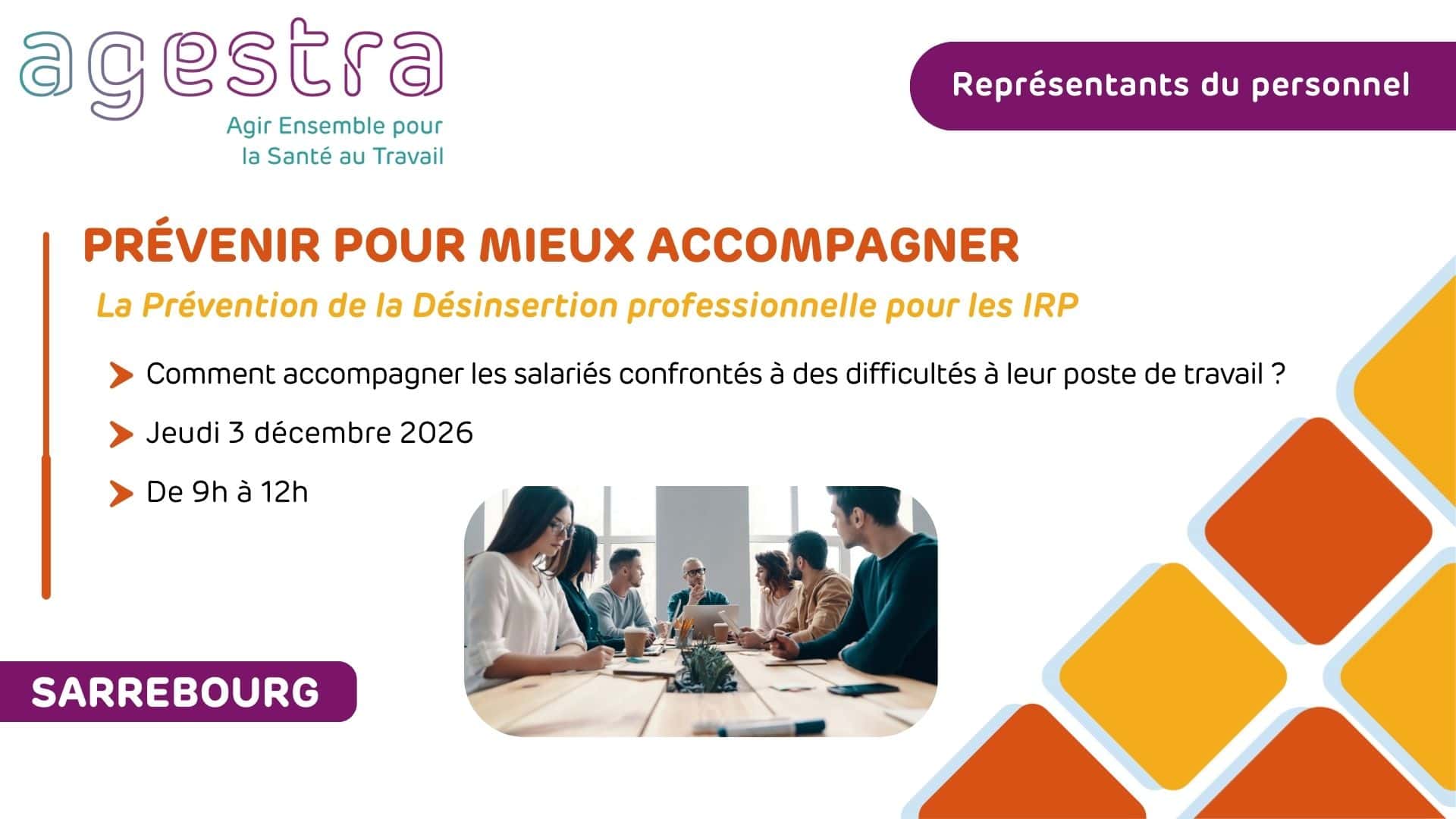 A Sarrebourg - Prévenir pour mieux accompagner : la PDP pour les IRP